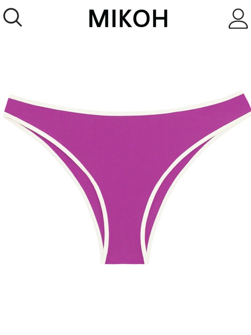 Mikoh Bruna Bikini Bottom Royal XL